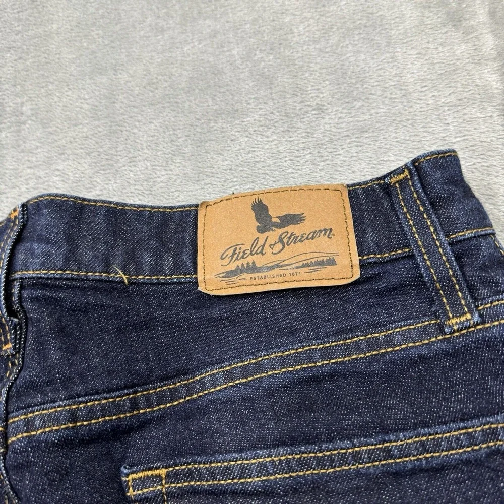 Field & Stream Jeans Mens 34x30 Blue Duracomfort Slim Fit Denim Workwear Pockets